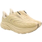 Hoka One One Project Clifton Mens Beige Trainers material_Synthetic - Size UK 4