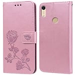 Coque pour Huawei Y6 2019/Y6S 2019/Honor 8A Housse,Fonction de Support,Fente pour Carte,Silicone TPU,Flip Étui Case pour Huawei Y6 2019(6.09")