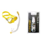 Cressi Marea Vip Jr - Combo Set de Snorkeling Enfant 7/13 Ans + Premium Antibuée Gel pour Masque de Plongée/Lunettes de Natation