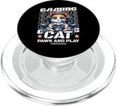 Paws And Play Jeu vidéo chat pour hommes, garçons, femmes, enfants PopSockets PopGrip pour MagSafe