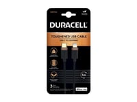 Duracell Usb9012a, Svart, Apple Iphone 5, 5C, 5S, Ipad 4, Ipad Mini, Ipod Nano 7G, Ipad Touch 5G, 67 G, 5 Mm, 5 Mm, 1000 Mm