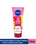 Nivea Extra Bright Skin Serum Moisturiser SPF15 + 10x Super Vitamins 20ml