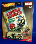 MARVEL COLLECTOR PREMIUM HOT WHEELS MARVEL COMICS CAPTAIN AMERICA MBK VAN 2/5