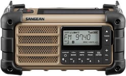 Sangean MMR99 Nödradio FM/AM solceller, dynamo, bluetooth, Nödradio Radio FM/AM solceller, dynamo, bluetooth