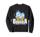 Bavaria Is Calling Party Souvenirs Beer Bavarian Trachten Sweatshirt