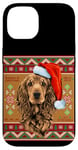 Coque pour iPhone 14 Enjoy Christmas New Year Present T-shirt, Xmas Santa Dog Fun