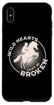 Coque pour iPhone XS Max Wild Hearts Can't Be Broken Horse Rider Dressage équestre