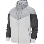 Nike M NSW He WR JKT HD Veste de sport Homme White/Wolf Grey/Dark Grey/(White) FR: S (Taille Fabricant: S-T)