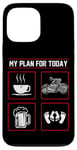 iPhone 13 Pro Max Classic Motorcycle Biker Plan For Today Coffee Beer Case