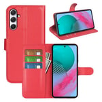 Galaxy M54 5G      Pu Wallet Case    [Red]