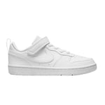 Chaussures Nike Court Borough Faible 2 Recraft DV5457 106 Blanc Garçon Fille