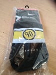 Nike Total 90 Gameday Soccer Knee High Black/Yellow Football Socks DRI-FIT UK2-5