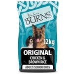 Burns Adult & Senior Original - kylling og brun ris - Økonomipakke: 2 x 12 kg