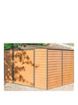 Rowlinson 10X8 Woodvale Metal Apex Shed