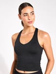 Halo Performance Crop 2.0 - Black Heather - M