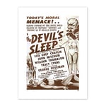 The Devils Sleep Bennies Phenos Drugs 1950's Canvas Wall Art Print