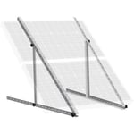 ECO-WORTHY Support de panneau solaire de 114 cm avec angle réglable, support de panneau solaire de 100 à 400 W pour bateau, camping-car, toit,