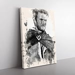 Big Box Art Clint Eastwood (2) French Cream Canvas Wall Art Print Ready to Hang Picture, 76 x 50 cm (30 x 20 Inch), Multi-Coloured