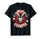 Merry Krampus Christmas Ugly Monster Men Women Kids Funny T-Shirt