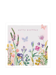 Woodmansterne Flowers and Butterflies Birthday Card