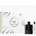 Prada LUNA ROSSA BLACK Gift Set 100ml Eau De Parfum EDP & 10ml EDP