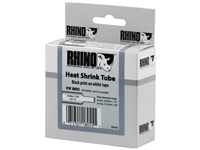 Dymo - Polyolefin - Svart På Hvitt - Rull (1,2 Cm X 1,5 M) 1 Rull(Er) Hylser - For Rhino 4200, 6000, 6000 Hard Case Kit