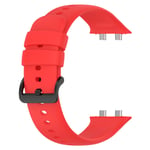 Bracelet pour Oppo Watch 3 Pro Silicone Soft-Touch Sange à Trous rouge