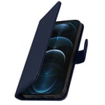 Back Cover for Apple iPhone 12 Pro Max full cover with Stand function - blue