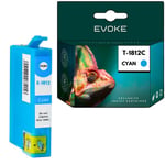 Epson 1812 syaani tulostinmustekasetti , 15 ml , 810 sivua , C13T18024010 / T1802 / T1812 , yhteensopiva XP205 XP212 XP215 XP215 XP305 XP312 XP405 XP315 XP415 kanssa.