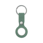 Protection en silicone avec attache porte-clé pour AirTag - vert