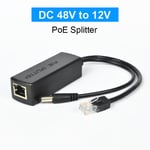 DC 48V to 12V PoE Splitter Injector Adapter Power Over Ethernet Cable CCTV Cam