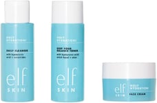 E.l.f. SKIN Holy Hydration! The Essentials Mini Kit, Cleanser, Toner & For &