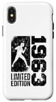 Coque pour iPhone X/XS Escrimeur Anniversaire né en 1963 sport d'escrime Escrime