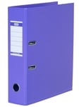 ELBA "Strong-Line" Lever Arch File PP exchangeable spine label Lilac A4 8 cm