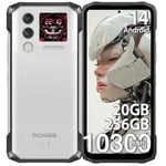 DOOGEE Blade 10 Max Telephone Portable Incassable 2024, 20GB+256GB Téléphone incassable, 6,56 Pouces avec écran 1,54 Pouces, 10300mAh 50MP+8MP, 4G Triple SIM/NFC/Facial ID/GPS