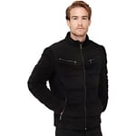 Doudounes Guess  Doudoune Homme effet velours Noir