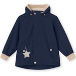 MINI A TURE WALLY fleece vårjakke – ombre blue - 86