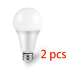 Ampoule LED RGB avec Minuterie Blanche à Intensité Variable,Lampe pour Documents Intelligents,Compatible avec Alexa,Google Home,Tuya,Smart Home,9W,WiFi,110-250V - Type [WHDP01]-2pcs-210-250V #B