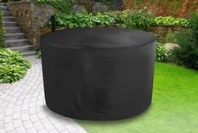 D540 Storm Black Housse Pour Table De Jardin De 4 Places Rond Noir 71 Cm