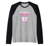 Christmas Gender Reveal Guess What Santa's Bringing Me Raglan Baseball Tee