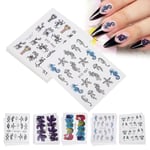 Nail Art Stickers Fingernail Decorations DIY Nail Art Accessory For Home Nai AUS