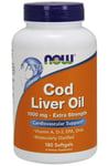 NOW Foods - Cod Liver Oil, 1000mg Extra Strength - 180 softgels