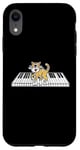 iPhone XR Piano Cat Kitten Pianist Keyboard Player Case