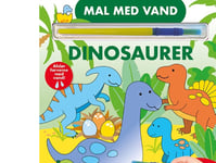 Måla Med Vatten - Dinosaurier | Språk: Danska