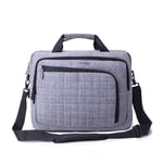 ZYDP 15.6 inch Laptop Shoulder Bag For MacBook Pro Air, Notebook Computer Carring Case with Adjustable Strap (Color : Grey, Size : 15.6inch)