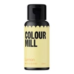 Colour Mill Aqua Blend Food Colouring Liquid Lemon - Edible Food Paint for Royal Icing, Macarons, Meringue, Fondant, Jellies, Beverages and More - 20 ml