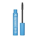 Manhattan Clean & Free Mascara Fb. 1010N Black Waterproof Nourrissant Mascara Vegan 7 ml