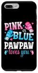 iPhone 7 Plus/8 Plus Pink Or Blue Pawpaw Loves You Boxing Gender Reveal Party Case