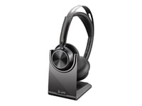 Poly Voyager Focus 2 - Micro-casque - sur-oreille - Bluetooth - sans fil, filaire - USB-A - noir