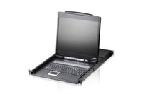 ATEN – KVM switch 1-16, 19" 1U with 19" LCD screen, USB/PS/2, Nordic layout (CL1316N-ATA-XG)